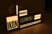 Enseigne lumineuse LED en aluminium décorative pour magasin/bar de bières, enseigne personnalisée pour entreprise, enseigne au néon murale, étanche, CE