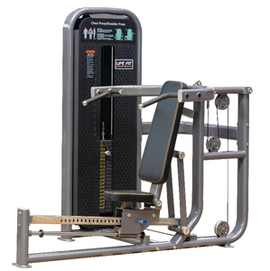 Máquina de Press Horizontal Ajustable para Hombros, Espalda y Pecho, para Gimnasio Comercial, con Pila de Pesas de 70 kg, Equipo de Entrenamiento de Fuerza - Product Image 1