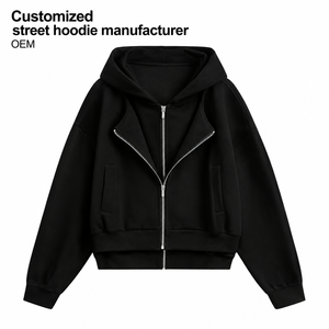 Sudaderas Con Capucha <strong>Hoodie</strong> Loose Fit Custom Vintage Al Por Mayor Basicas De Trabajo Uniforme Rompevientos Sport Angel Sudadera - Product Image 1