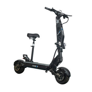 Trottinette électrique tout-terrain à double moteur, couleur fibre de carbone, design tendance, batterie 60V 72V 30AH 40AH, autonomie 120km, prise en charge de la connexion NFC APP - Product Image 2