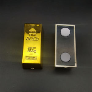 Penjualan laris 200g emas disepuh emas emas emas batangan palsu harta karun plastik sesuai pesanan untuk mainan Promosi ukuran kecil - Product Image 5