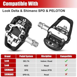 Pedales Ultraligeros sin Clip LEWEE para Bicicletas de Carretera y BMX - <span class=keywords><strong>Calas</strong></span> de Bicicleta Resistentes al Agua - Product Image 6