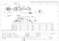 Actionneur linéaire Maiqi 24V avec capteur Hall, étanche IP43, efficacité de fonctionnement stable, faible bruit, certifié CE ROHS pour applications difficiles