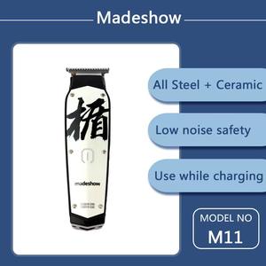 เครื่องตัดผมไฟฟ้า Madeshow M10+ ระดับมืออาชีพ มอเตอร์แม่เหล็ก ใบมีด DLC ควบคุมผ่าน<span class=keywords><strong>แอ</strong></span>พ <span class=keywords><strong>ป</strong></span>รับความยาวการตัดได้ เหมาะสำหรับใช้ในรถบ้าน - Product Image 3