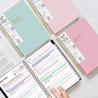 Stylos promotionnels personnalisés A5 pour entreprises, papeterie en PP, grands carnets B5 à couverture rigide pour l'école, matériel papier