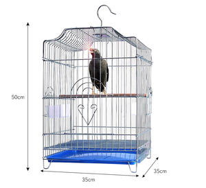 508 fabrika toptan açık <span class=keywords><strong>Aviary</strong></span> büyük kuş kafesleri kalın kaplama demir tel cockatiel kuş kafesi kilitleri - Product Image 6