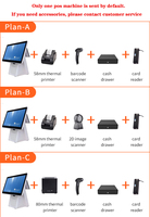 RUINAI RN-E6 Sistema POS con Pantalla Táctil Windows, Soporte para Tablet, Táctil Capacitivo, Wi-Fi 6, Puertos USB, 16 Pulgadas, Intel I3/I5, 2GB/4GB/8GB