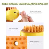 Nouvelle brosse et peigne vapeur multifonctionnel en silicone souple pour toilettage d'animaux 2025 – Élimination des poils auto-nettoyante pour chats et chiens