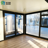 Casa Contenedor Modular de Estructura de Acero, Diseño Transpirable, Estilo Moderno, Opción de Paquete Plano, Galvanizada, para Oficina/Bar/Tienda