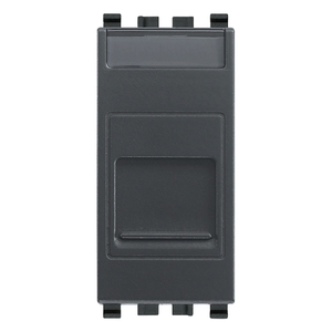 <b>Rj45</b> Cat6 Utp <b>Socket</b> With Gray Door 5.1 X 2.8 X 5.3 Cm - Product Image 1