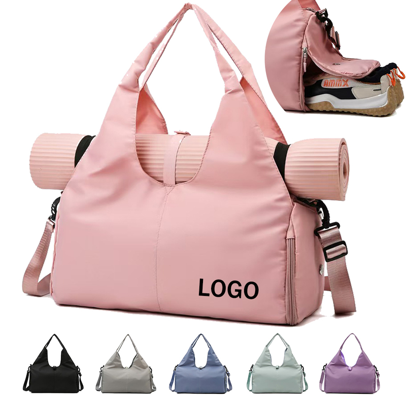 Adjustable Mat Strap Compartment Wet Pocket