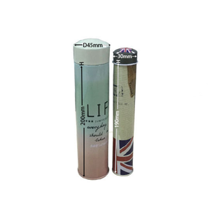 Scatole di Latta Rotonde Personalizzate all'Ingrosso: Confezioni Premium per Penne a Sfera, Penne Stilografiche, Matite e Strumenti di Scrittura - Product Image 6