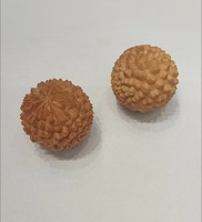 Artisanat Spiky Boule d'exercice de massage en bois Outil de thérapie des mains portable pour le soulagement du Stress et la récupération musculaire Cadeau artisanal