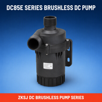 Pompe à eau CC 24V ZKSJ 13500L/H, hauteur de refoulement 10M, pompe à entraînement magnétique sans balais pour circulation d'eau salée, eau chaude et liquides de refroidissement