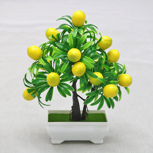 Bonsai <span class=keywords><strong>artificial</strong></span> em vaso para decoração, decoração de casa, flores artificiais, simulação retrô, planta verde, floral, suculento, enfeite de vasos - Product Image 6