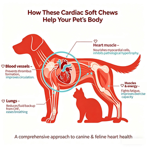 Integratori per cani/gatti per il mantenimento <span class=keywords><strong>della</strong></span> salute cardiaca, nutrizione del muscolo cardiaco, snack morbidi, etichetta privata, per tutte le età - Product Image 6