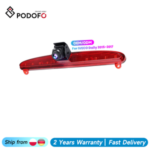 Podofo High-mounted Brake Light for IVECO Daily 2015 2016 2017 Car Rear View Backup Reversing <b>Camera</b> IP67 Waterproof OEM/ODM - Product Image 1