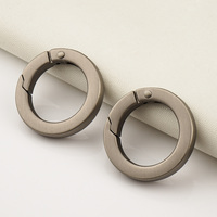 Mousqueton rond à ressort doré en alliage de zinc de haute qualité 25 mm (1 pouce) pour sangle, sac à main, sac fourre-tout, sac à bandoulière, bricolage