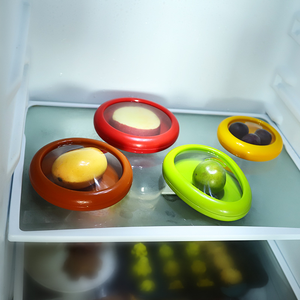 Trái Cây <span class=keywords><strong>Container</strong></span> Cho Tủ Lạnh Giữ Tươi 4 Tái Sử Dụng Mềm Silicone Thực Phẩm Lưu Trữ <span class=keywords><strong>Container</strong></span> Với Bộ Phim Độc Đáo Có Thể Thu Vào Thiết Kế - Product Image 3