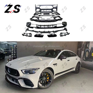 Kit de carrosserie pour <span class=keywords><strong>Mercedes</strong></span> Benz <span class=keywords><strong>AMG</strong></span> GT50 GT53 <span class=keywords><strong>GT43</strong></span> GT quatre portes mise à niveau vers <span class=keywords><strong>AMG</strong></span> GT63S pare-chocs avant diffuseur arrière échappement - Product Image 1