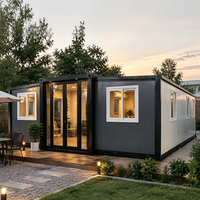 Maison mobile personnalisable 2 chambres avec salle de bain complète et cuisine, maison préfabriquée pliable et extensible, conteneur habitable