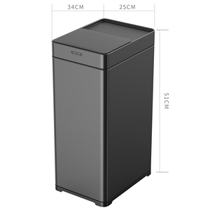 Thùng bụi thông minh với máy lọc không khí Ion âm | nắp trượt tự động mở trong 0.3S | Điều khiển cảm ứng & hoạt động im lặng 30L OEM có sẵn - Product Image 3