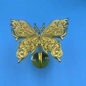 Clip para Cortina con Diseño de Mariposa Dorada, Accesorio de Hardware Personalizado Antioxidante, Diseño Tradicional - Product Image 2