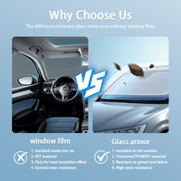 Protection complète pour vitres de voiture en PET, film extérieur pour fenêtres résistant aux intempéries, bloquant les UV et isolant thermiquement