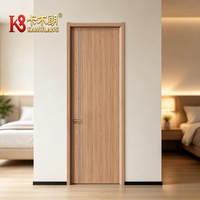 Portes intérieures modernes en bois composite sur mesure, isolation acoustique, construction durable, appartement, chambre, hôtel, salle de bain
