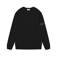 Pull classique oversize en coton 100% uni, style décontracté et tendance, pour homme, collection 2026