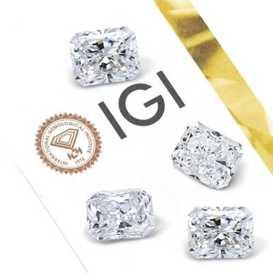 Diamants de laboratoire certifiés IGI, taille radiant, 1,5-4,5 carats, couleur D, pureté VVS1 VS2, marque <span class=keywords><strong>Huacan</strong></span>, prix de gros pour la fabrication de bijoux - Product Image 5