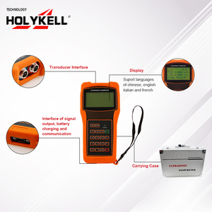 Holykell Handheld Ultrasonic Clamp on Water Flowmeter Sewage <strong>Liquid</strong> Ultrasonic <strong>Flow</strong> Meter <strong>Sensor</strong> Price - Product Image 4
