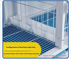 Cage à pigeons multi-niveaux en acier galvanisé de qualité supérieure, <span class=keywords><strong>anti</strong></span>-évasion, avec système de sécurité renforcé <span class=keywords><strong>anti</strong></span>-fouines, pour l'exposition commerciale de pigeons - Product Image 5
