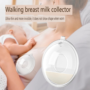 Colector de leche materna de silicona sin BPA, bomba de <span class=keywords><strong>lactancia</strong></span> suave antifugas laterales, productos para bebés, desengrasante de <span class=keywords><strong>lactancia</strong></span> compatible - Product Image 3