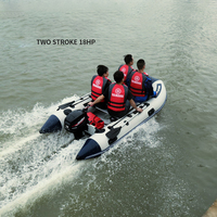 Motor de barco de velocidad Hangkai 2 tiempos 18HP 9.9hp15hp como Yamaha 15 HP motor de barco 15HP motor fuera de borda Seadoo Mercruiser