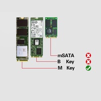 Carte d'extension M.2 NVMe SSD vers NGFF (PCIE X4), adaptateur pour ssd