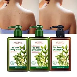 Natural Bath Shower Gel Body Acne Odor Remove Tea Tree Oil Body Wash For Men Women