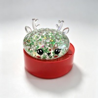 Produit phare : Boîte mystère de figurines animaux japonais de Noël (8,5 cm) en maltose scintillante, souples et compressibles, jouet anti-stress