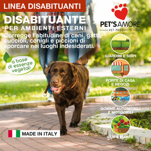 Amore ของสัตว์เลี้ยงทำในอิตาลีผลิตภัณฑ์ทางการศึกษาแชมพูไมโคร Encapsulated ที่น่ารังเกียจกำจัดนิสัยกลางแจ้งสำหรับนกพิราบกระต่าย - Product Image 4