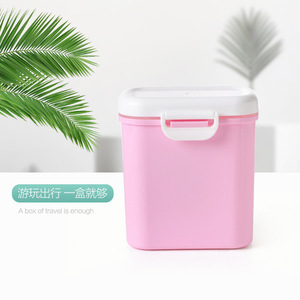 Conteneur de lait infantile double couche BUK en PP sans BPA avec poignée pour le stockage du lait de 0 à 12 mois, utilisation portable en déplacement - Product Image 2