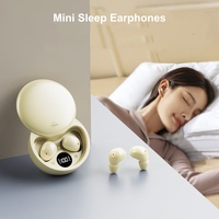 Écouteurs intra-auriculaires Y18 pour le sommeil, ultra-petits, sans douleur, nouveau mini-indicateur LED de batterie, chipset JL, étanchéité IPX4