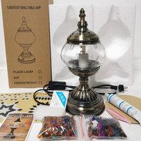 Mosaïque turque bricolage artisanat fait à la main activité de construction de groupe parent-enfant/couple avec lampe de table enfichable alimentation cc