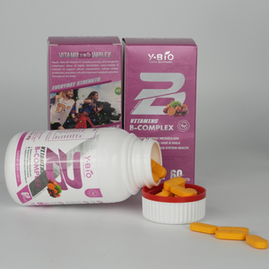Compresse di Vitamina B Complessa per la Salute di Base degli Adulti Attivi, Consegna Rapida, 60 Compresse, Prezzo di Fabbrica OEM - Product Image 1