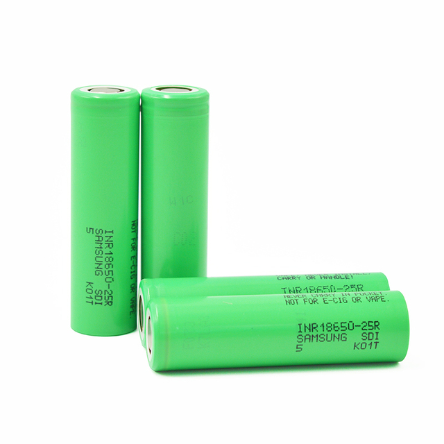 Inr18650-25r Li Ion 18650 Akku 3.7v 20A 2500mah 9.25wh Inr 18650 Batteries for Electric Tools