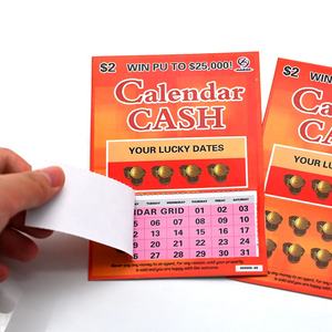 Échantillon gratuit Onglets de tirage de <span class=keywords><strong>bingo</strong></span> personnalisés Carte à <span class=keywords><strong>gratter</strong></span> Break Open Billets de loterie avec tirette Tear Off One Window Card - Product Image 3