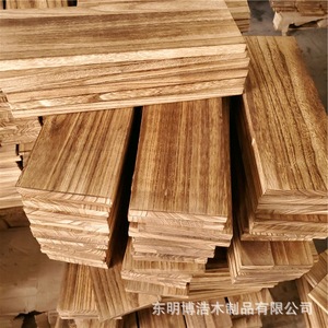 Planches en bois massif, panneaux en pin carbonisé, taille personnalisable pour projets d'artisanat et de bricolage, origine Shandong - Product Image 2