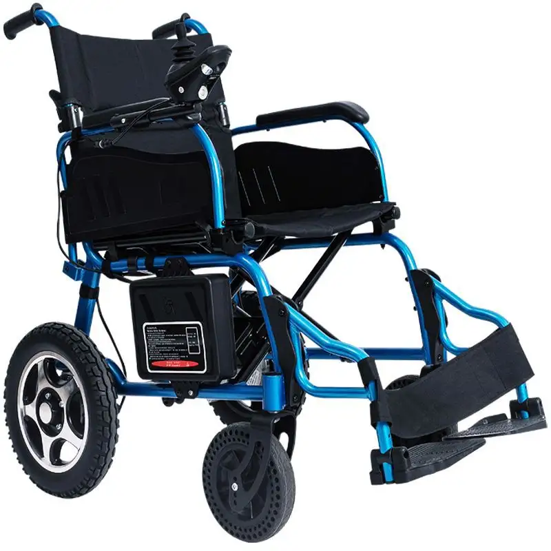 Preço cadeiras de rodas automática motorizada dobrável dobrável leve de energia elétrica cadeira de rodas para deficientes físicos