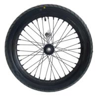 مجموعة عجلات سوبرموتو مع إطارات 70/90-17 و90/80-17، طقم جنوط بليك لدراجة لايت بي الكهربائية للطرق الوعرة