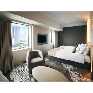 3 4 5 스타 현대 호텔 아파트 가구 세트 킹 침실 세트