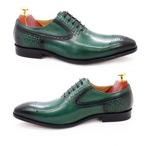 Customized Dress <b>Shoes</b> Formal Leather Party Wedding Office Black Luxury Brogue Oxford <b>Shoes</b> - Product Image 1